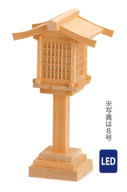 灯籠（桧製  商品番号 TLー003） 木製灯籠 桧（一対） - サンワイ商事