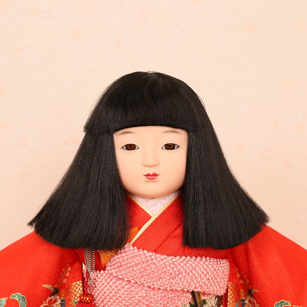 市松人形 齊藤公司作 13号 金彩友禅 13d-70a-j