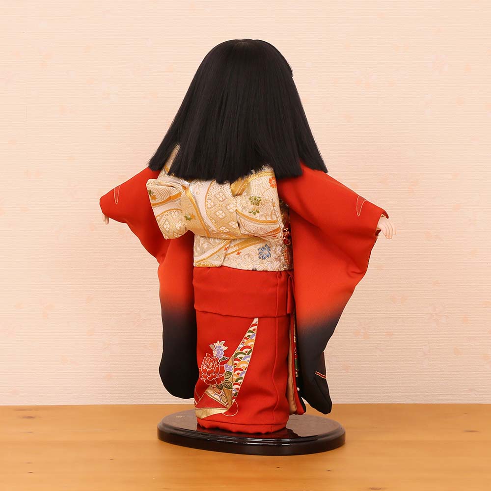 市松人形　正絹手染め友禅13号　高さ45㌢ ✿セール✿市松人形 正絹手染め友禅13号 高さ45㌢ - メルカリ