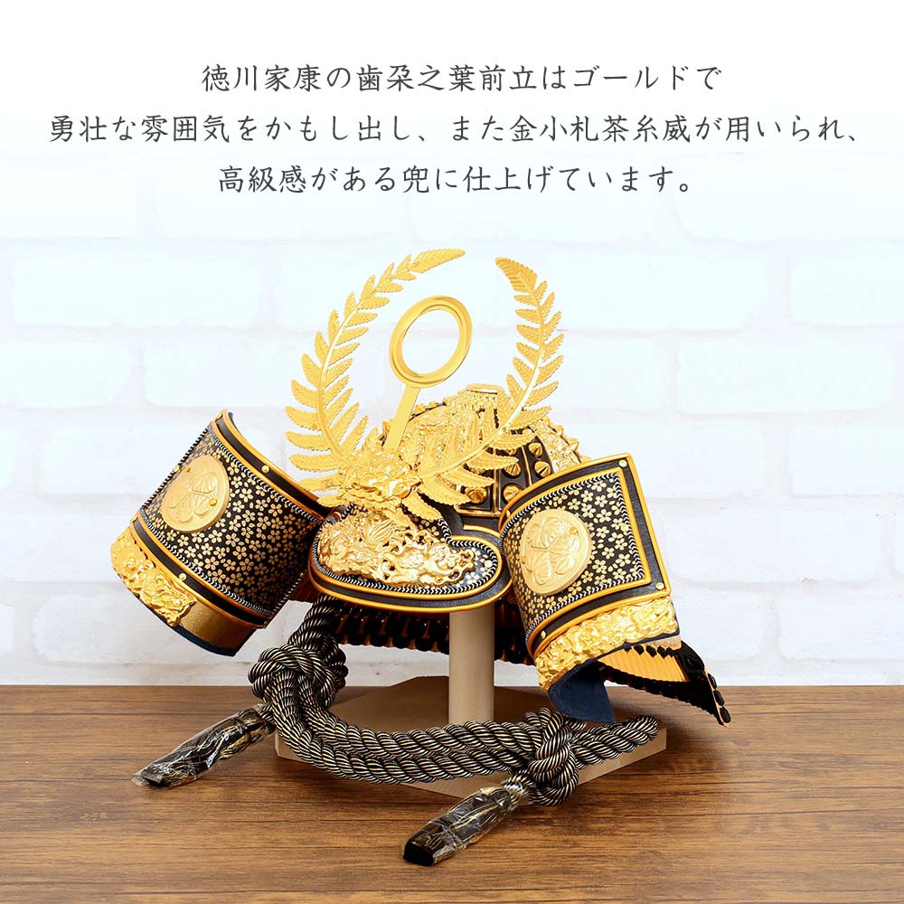 五月人形 兜 着用兜飾りシリーズ 工房天祥×箕浦周蔵作 30号兜飾り 徳川