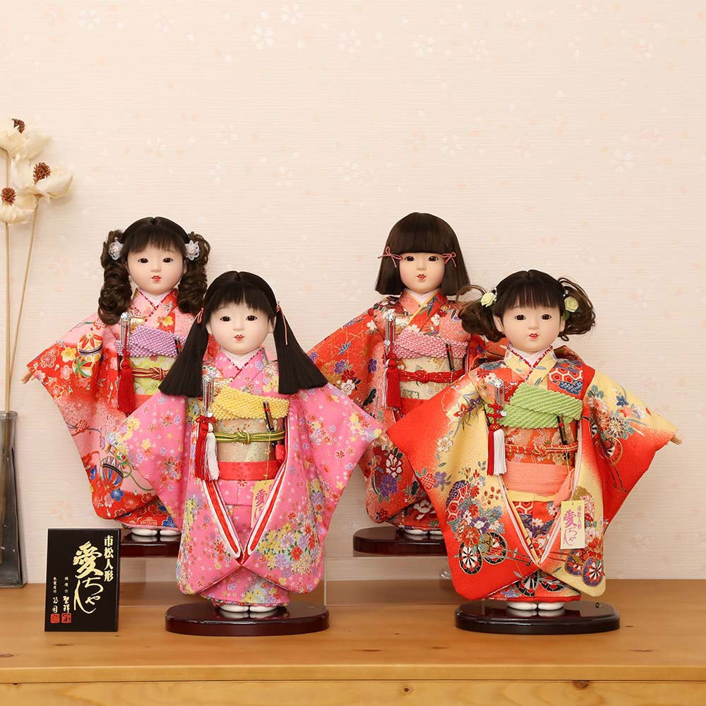 市松人形 齊藤公司作 10号 横幅35cm 市松人形 齊藤公司作 10号 横幅35cm