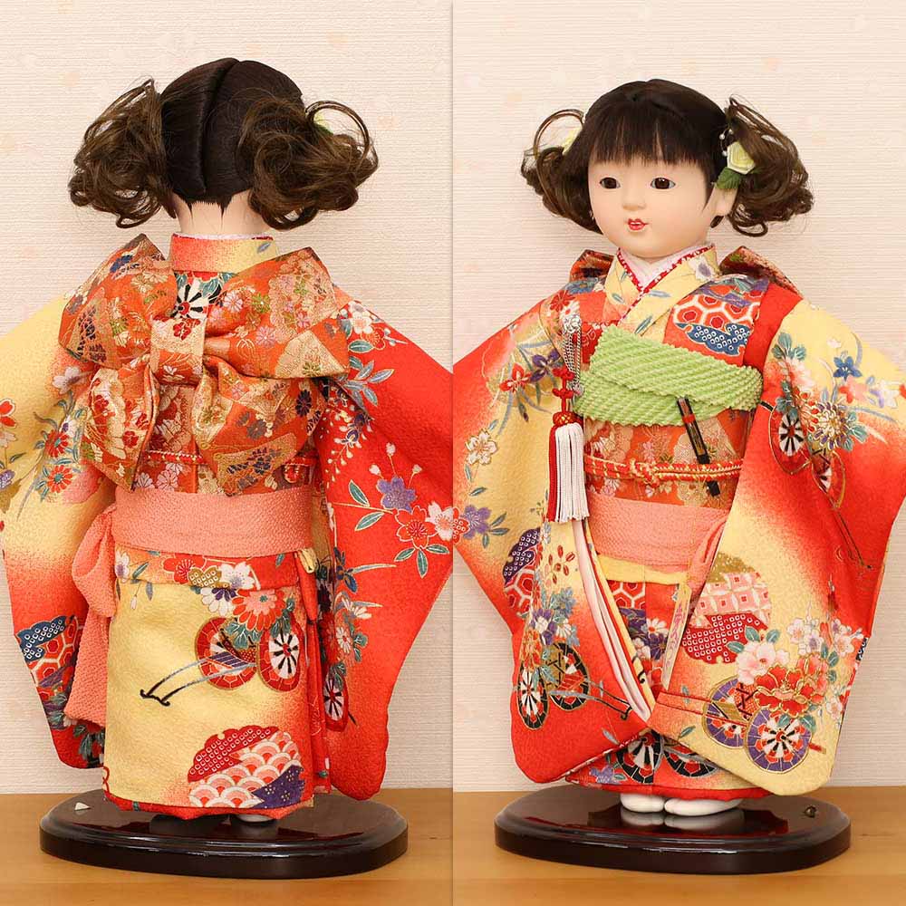 L*o様 市松人形　日本人形　高さ48cm Amazon | 人形の久月 市松人形 10号 横幅40×奥行29×高さ54(cm