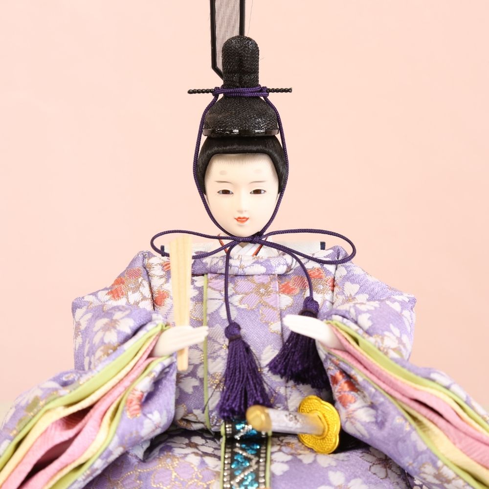 雛人形 ひな人形 収納飾り 親王飾り はるる 横幅55cm 小芥子親王