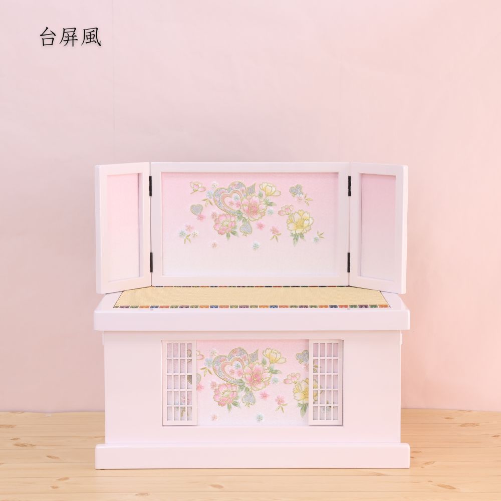 雛人形 ひな人形 収納飾り 親王飾り はるる 横幅55cm 小芥子親王