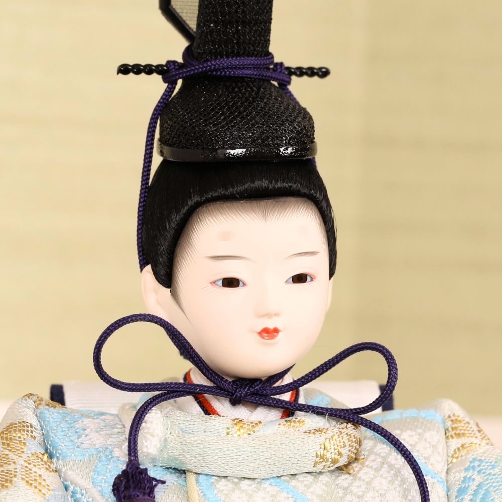 Amazon | 雛人形 桐二段飾 豆親王五人飾 三人官女セット ひな人形