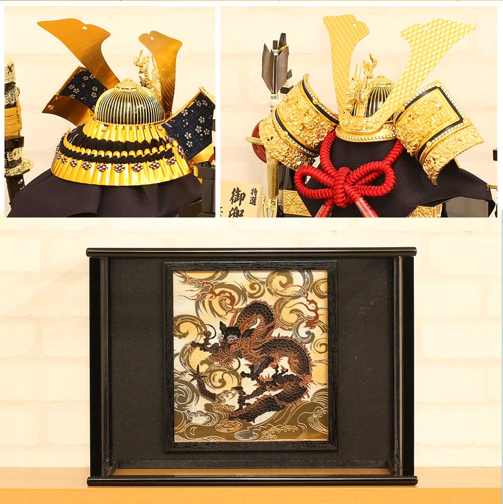 五月人形 工房天祥 ケース飾り 兜飾り