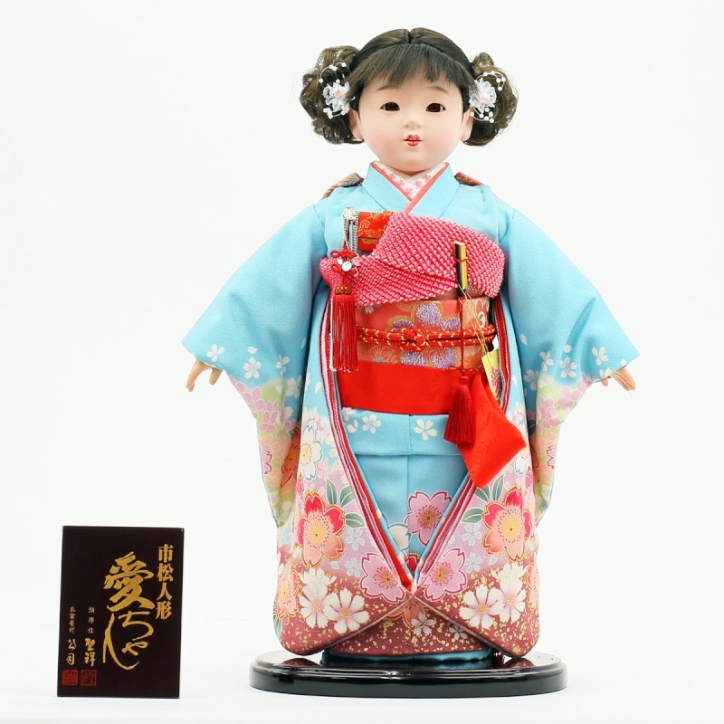雛人形 公司 市松人形13号 横幅33cm