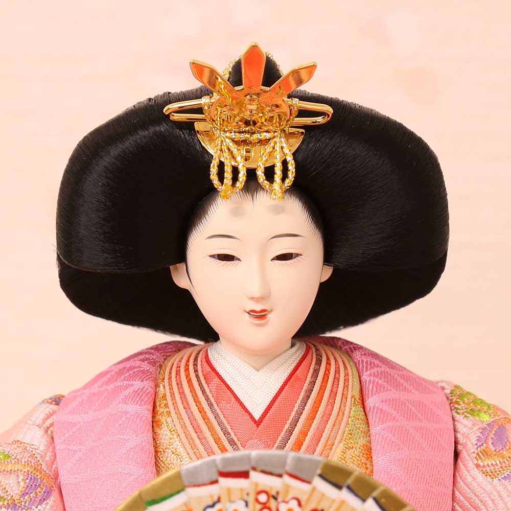 雛人形 工房天祥 収納飾り 雛束帯十二単雛 二人雛 横幅60cm