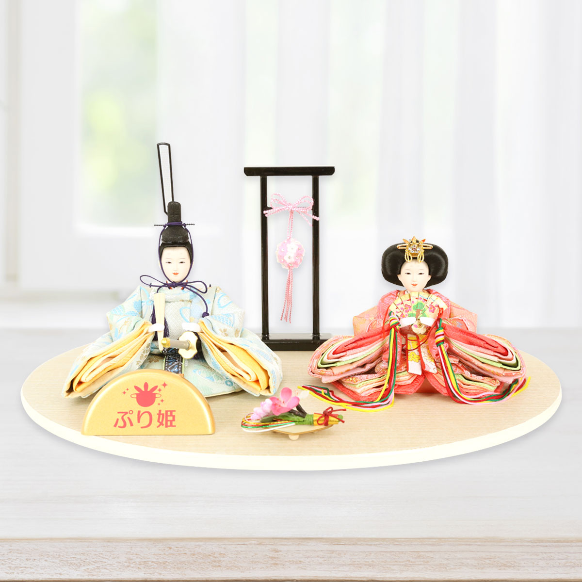 鳥取 郷土玩具 柳屋 復刻 嘉久雛（かくびな）木箱・敷布セット
