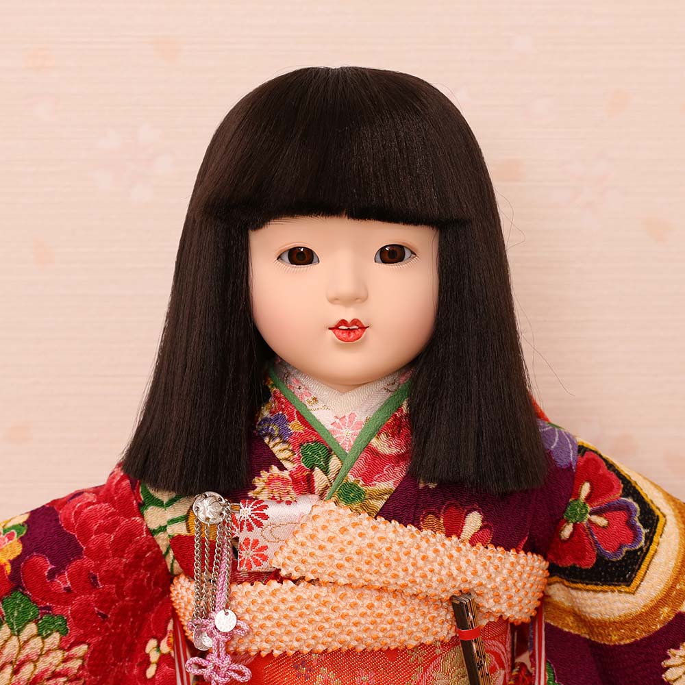 市松人形 齊藤公司作 10号 横幅35cm