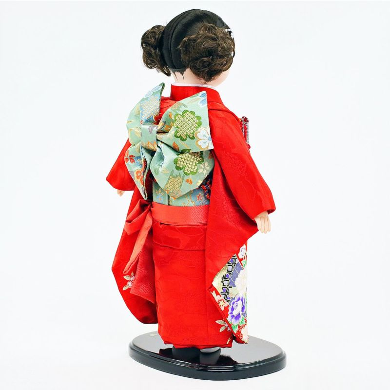青と赤のガラス雛人形セット 青と赤のガラス雛人形セット 工芸品