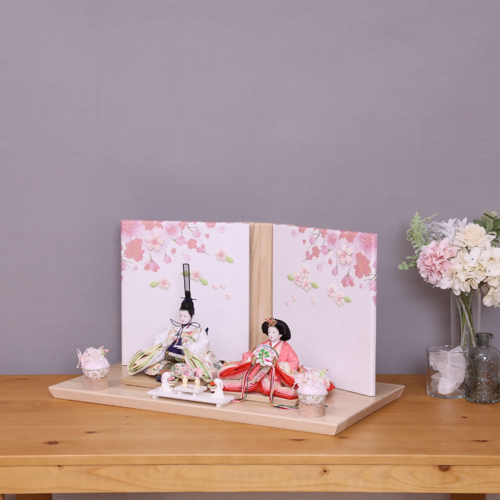 雛人形 ひな人形 宴桜 小三五親王 親王飾り おしゃれ モダン