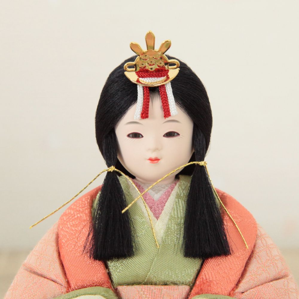 ◎ 木目込み 小さいお雛様 花嫁道具 アンティーク - 雛人形