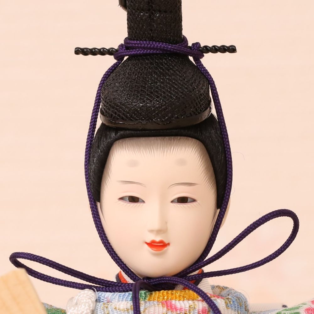 雛人形 コンパクト ひな人形 親王飾り 柳親王 ピンク 水色