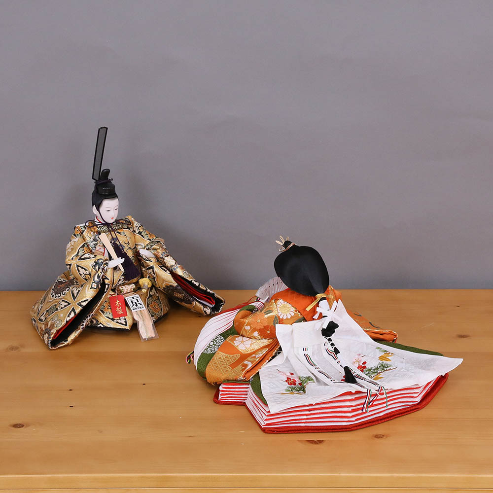 京雛 楕円椿雛【小黒三郎のひな人形】【KH285】 | ANDCHILD