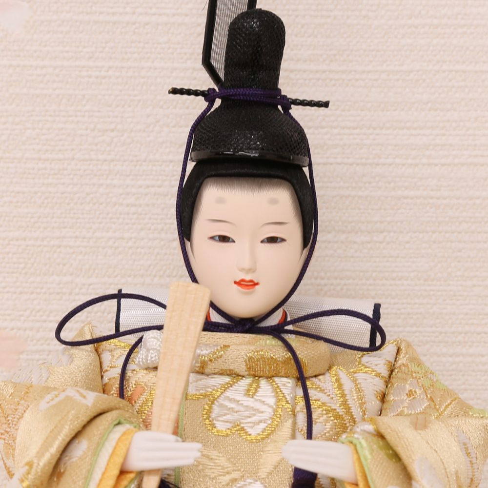 雛人形 ひな人形 コンパクト 横幅38cm 親王飾り はるる 小芥子親王