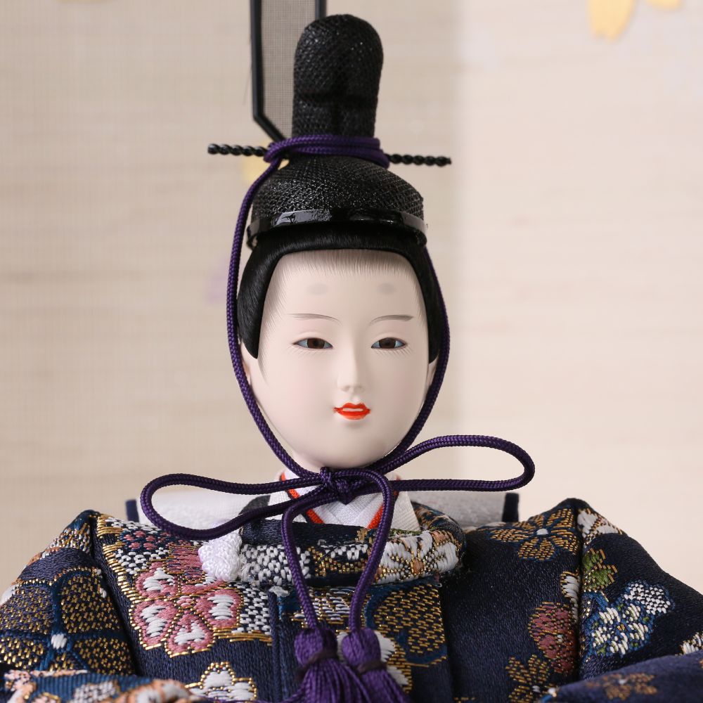 雛人形 ひな人形 コンパクト 横幅38cm 親王飾り はるる 小芥子親王