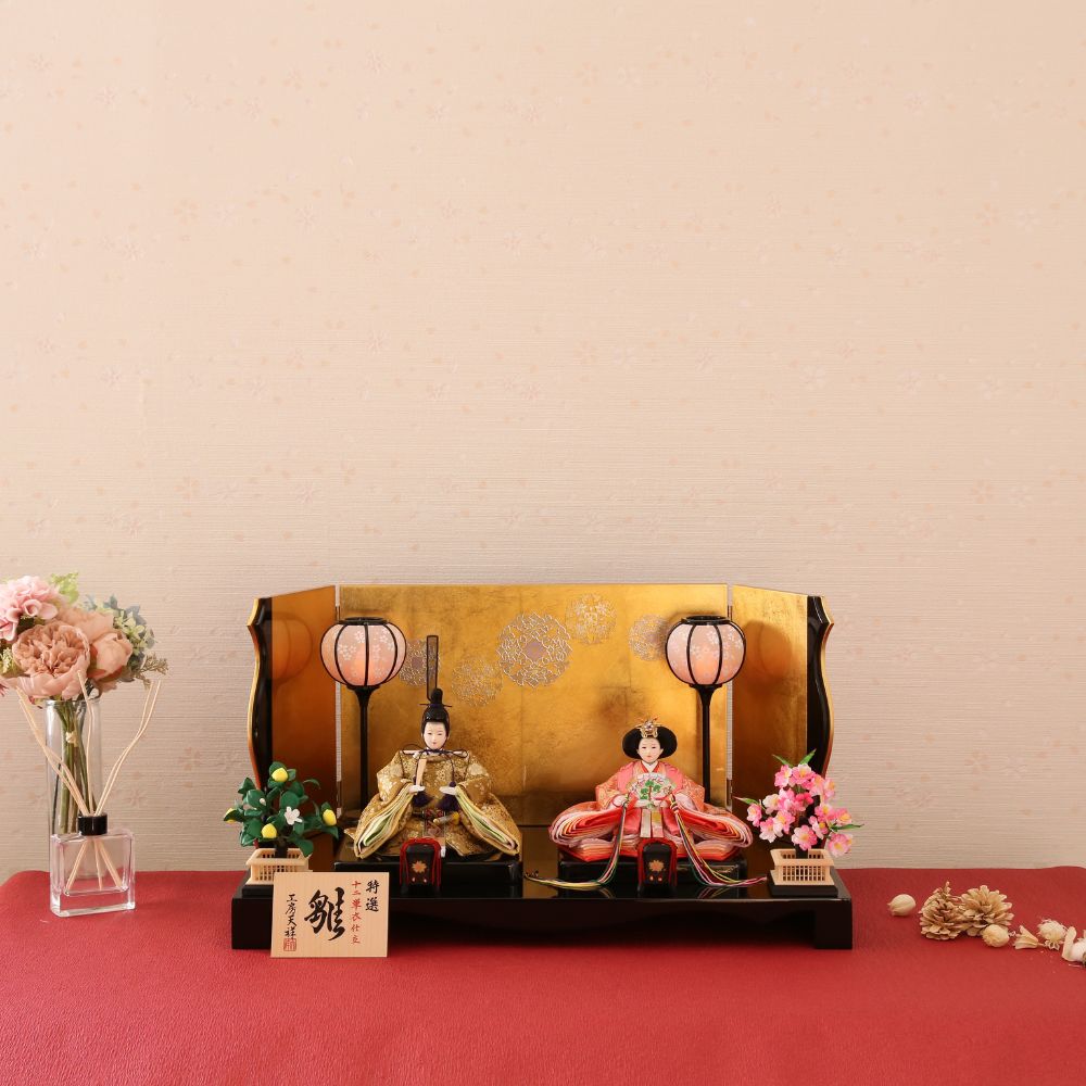 雛人形 ひな人形 宴桜 芥子親王飾り かわいい おしゃれ モダン