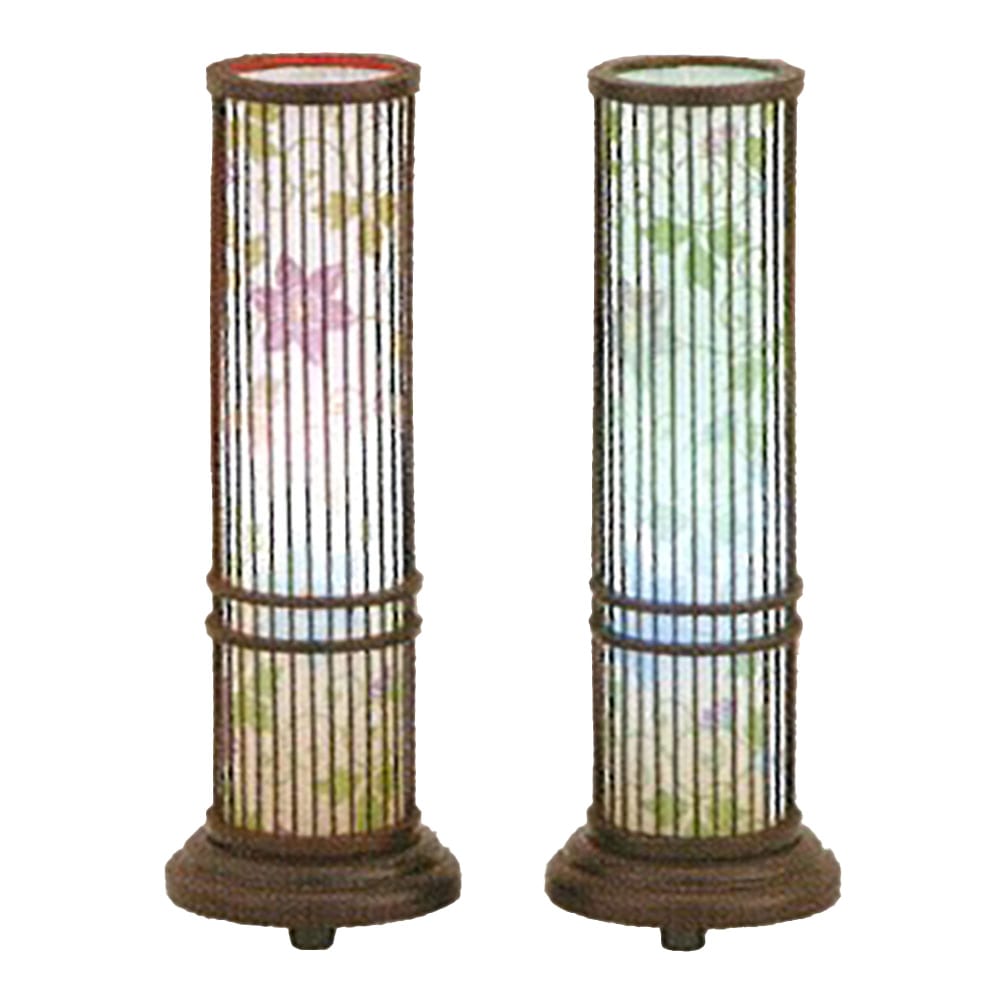 盆提灯 創作提灯 夢灯りクレマチス LED 一対