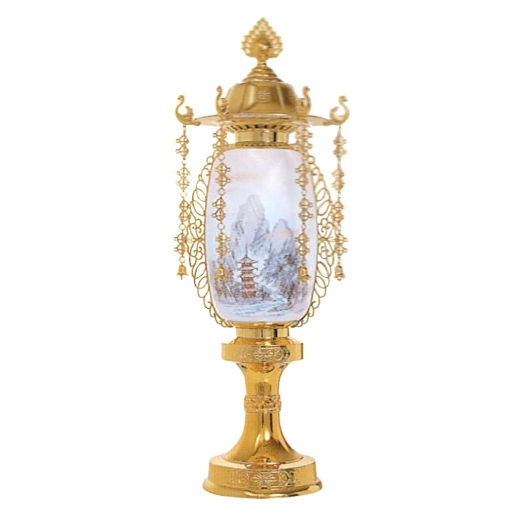 お盆前　特別セール。 初盆・新盆セット 霊前灯（特小）＋小珠（通年用）＋吊り提灯C お盆