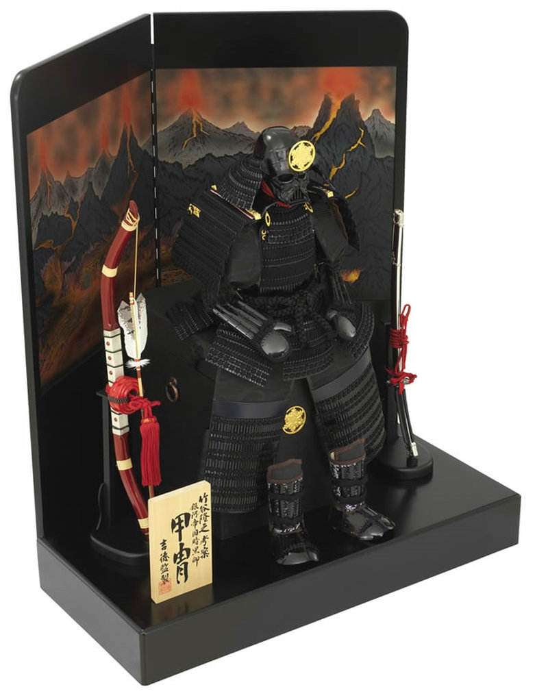 五月人形 吉徳大光 スターウォーズ甲冑 鎧平飾り ダース ベイダー 横幅80cm クーポン