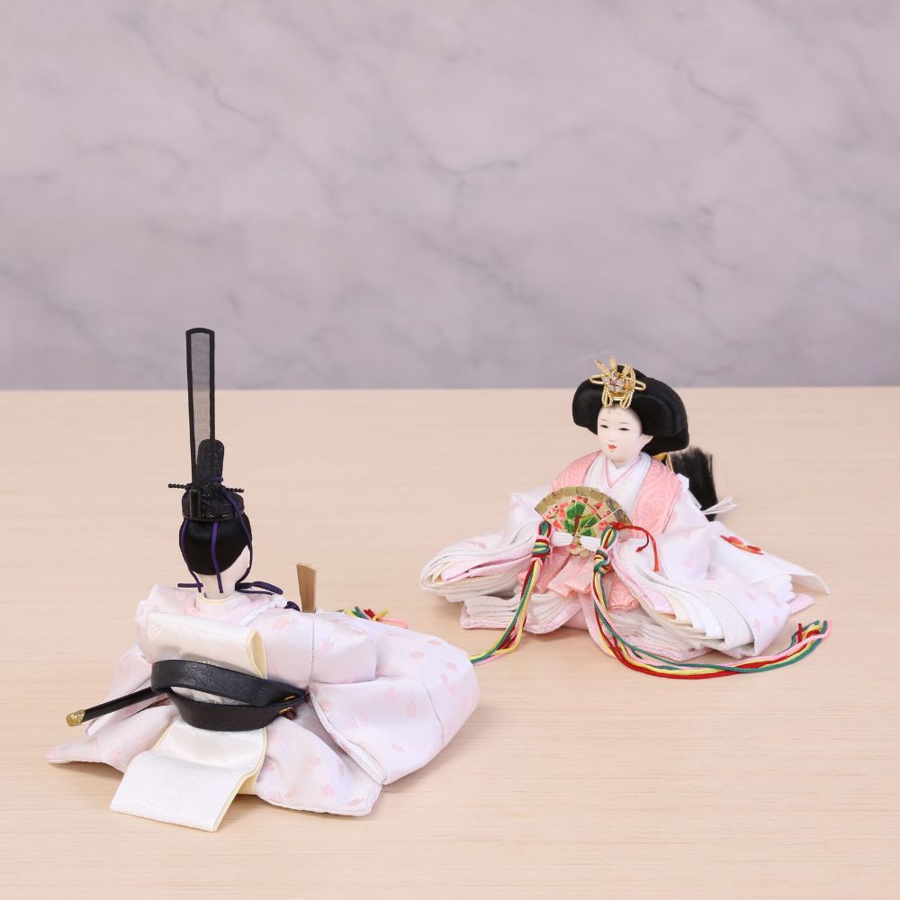 ラベンダーがとにかく可愛い！伝統的 雛人形セット 再販】小さな可愛い陶器の雛人形🎎 - YAYOIGAMA'S GALLERY