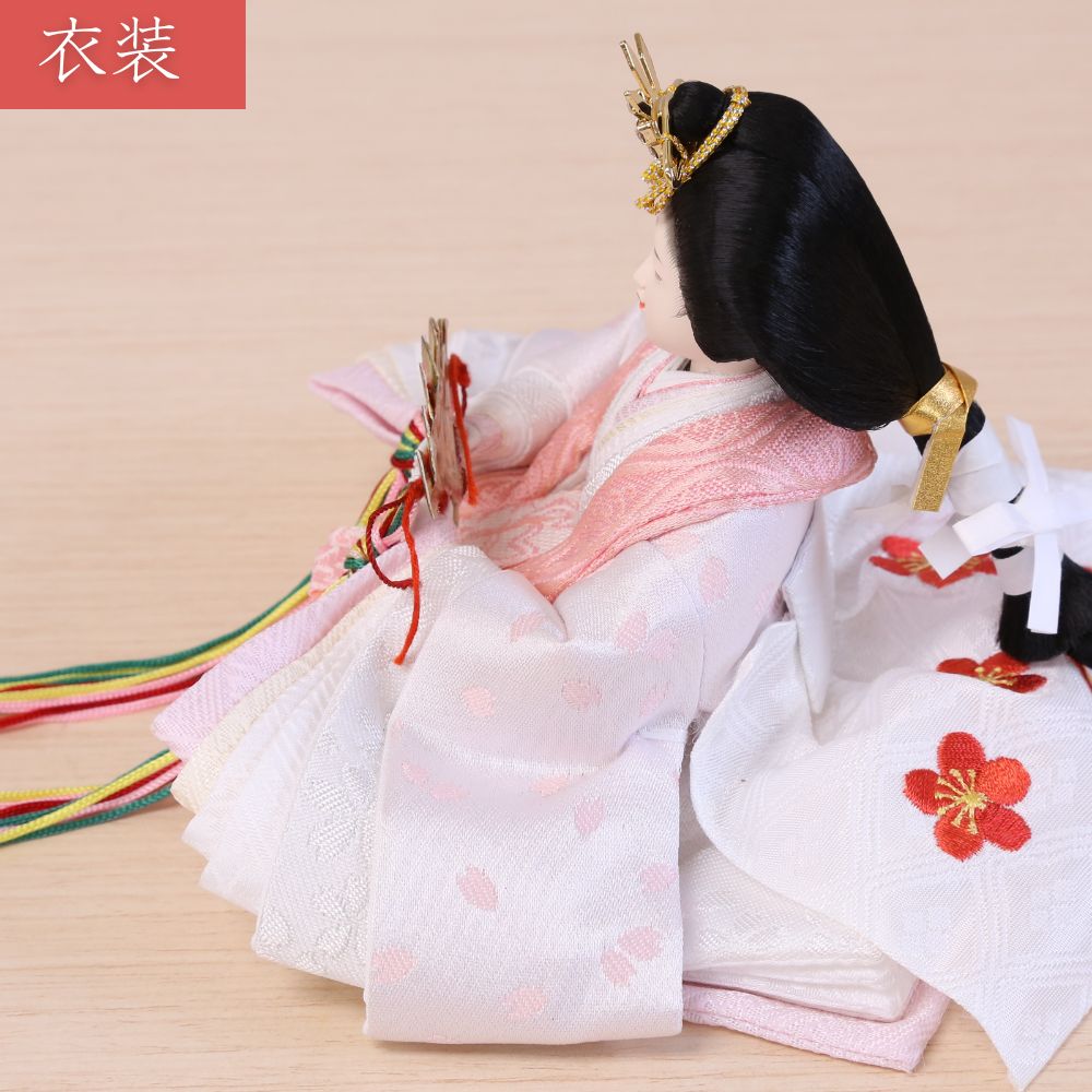 雛人形 コンパクト ひな人形 親王飾り 柳親王 かわいい ひな人形