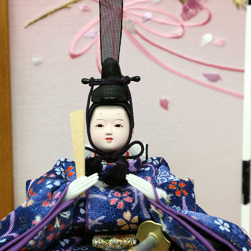 雛人形 工房天祥 収納飾り 親王飾り 栞 横幅35cm