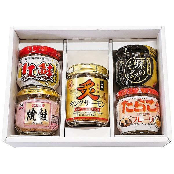 網走水産 知床の味覚 5種類瓶セット