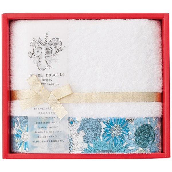 プリマロゼッタ フェイスタオル ブルー