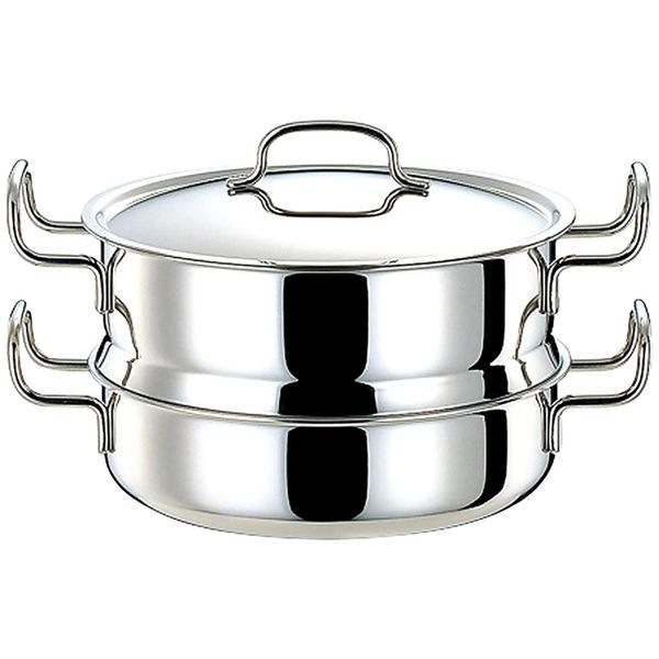 ジオ・プロダクト 全面7層 蒸し器付鍋25cm