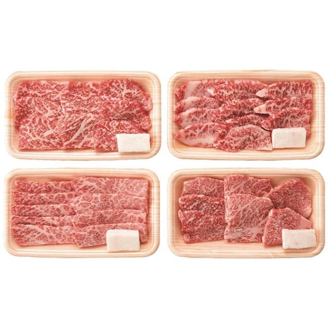 【送料込み】松阪牛 松阪牛 人気の焼肉4種食べ比べセット