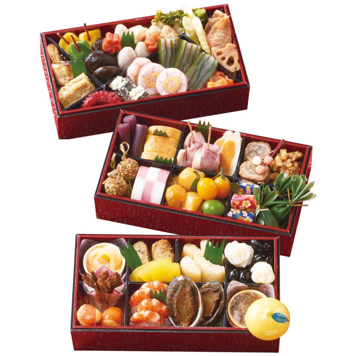 【送料込み】ぎをん や満文 おせち 長方三段重