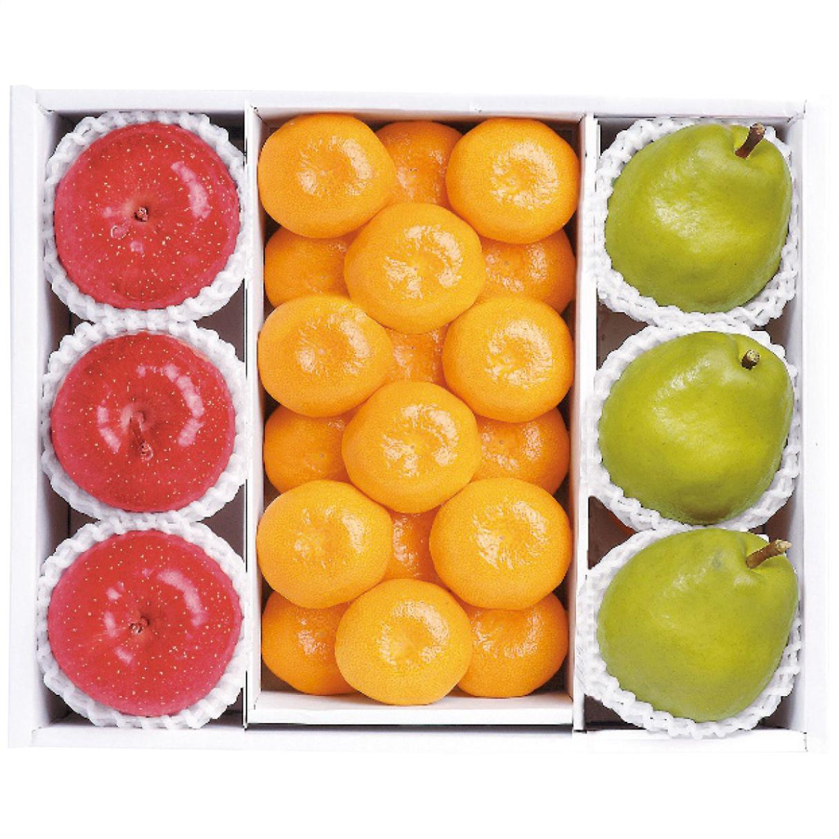 【送料込み】長野県産 サンふじ＆山形県産 ラフランス＆和歌山県産 みかん