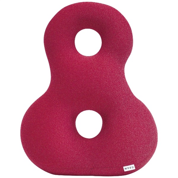 MOGU プレミアムバックサポーターエイト ワインレッド