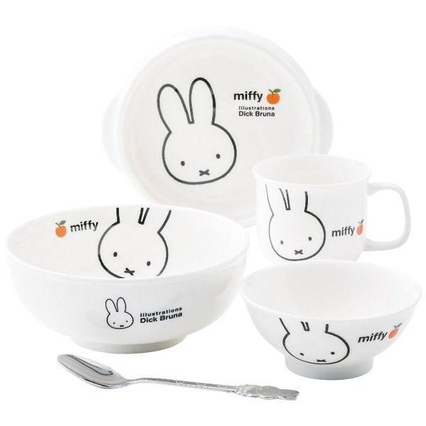 ミッフィーアップル お子様食器ギフトセット