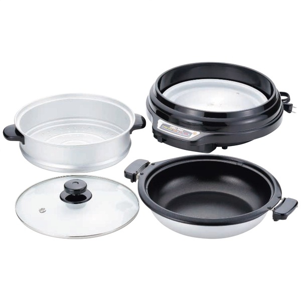 ホームスワン グリルパン27cm(蒸し鍋付)