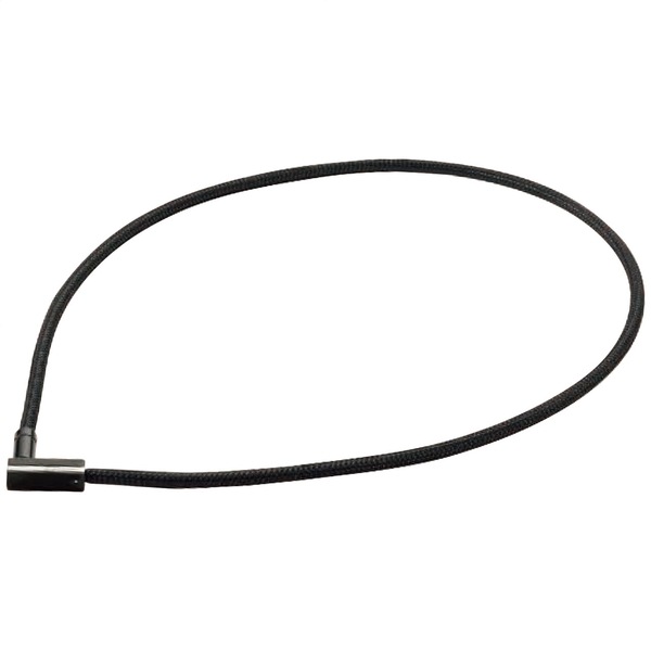 ファイテン RAKUWA磁気ネックレス チョッパースクエア ブラック/シルバー50cm