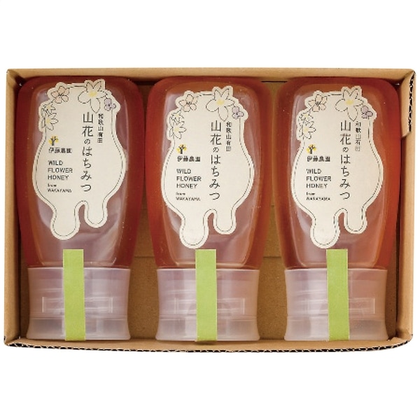 伊藤農園 山花はちみつ3個セット n612-1-3g