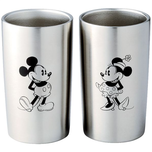 ディズニー ステンレス真空タンブラーセット300ml(ミッキー＆ミニー)