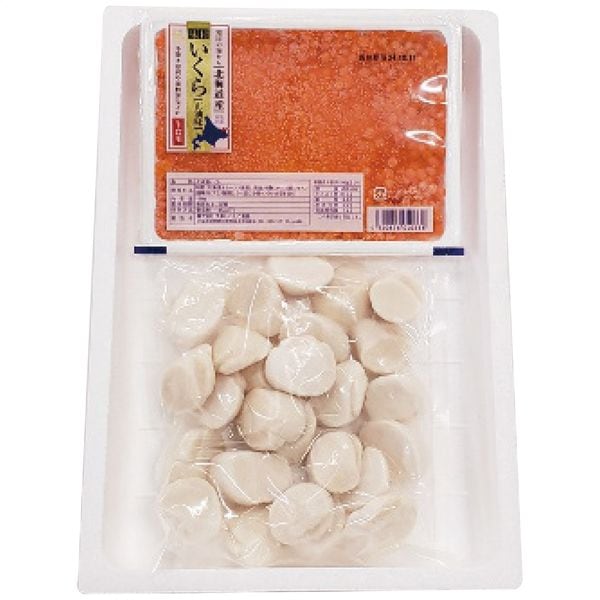 網走水産 北海道産 いくら・ほたてセット