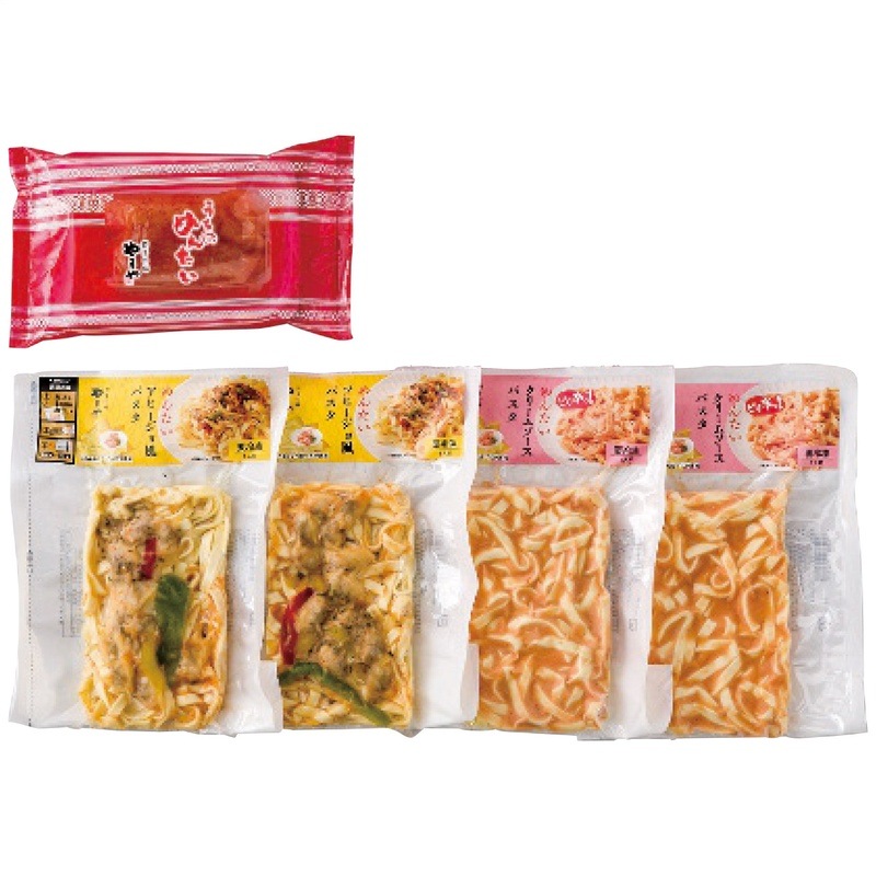 【送料込み】やまや 博多やまや辛子明太子と冷凍明太パスタセット