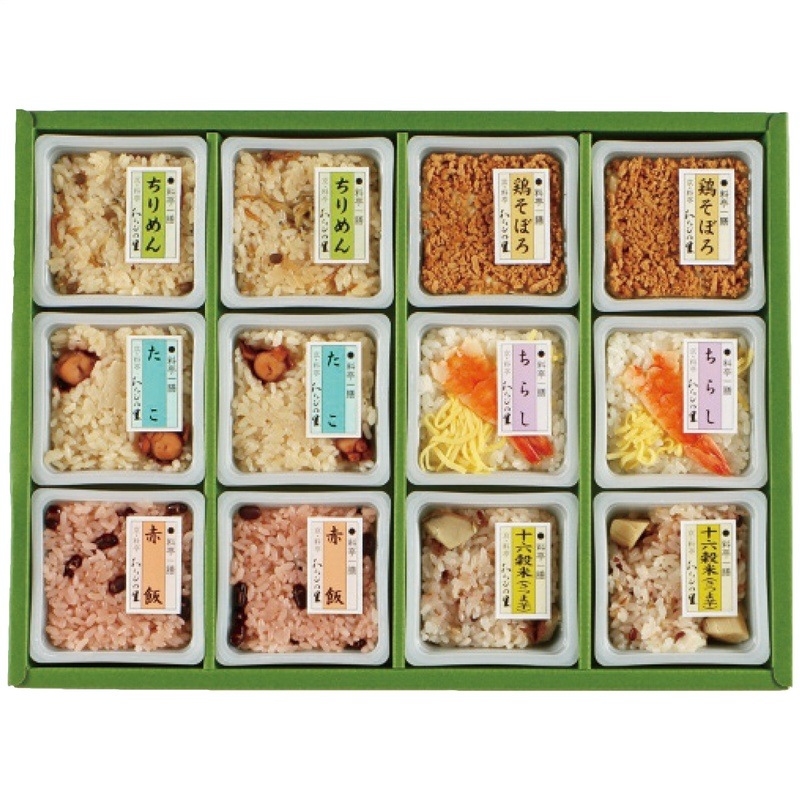【送料込み】京・料亭　わらびの里 料亭一膳 炊き込みご飯詰合せ OT-30E
