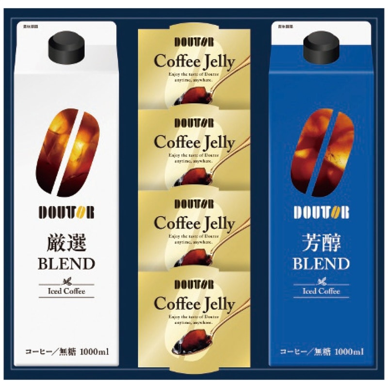 【送料込み】ドトールコーヒー アイスコーヒー＆ゼリー詰合せ DLJ-30