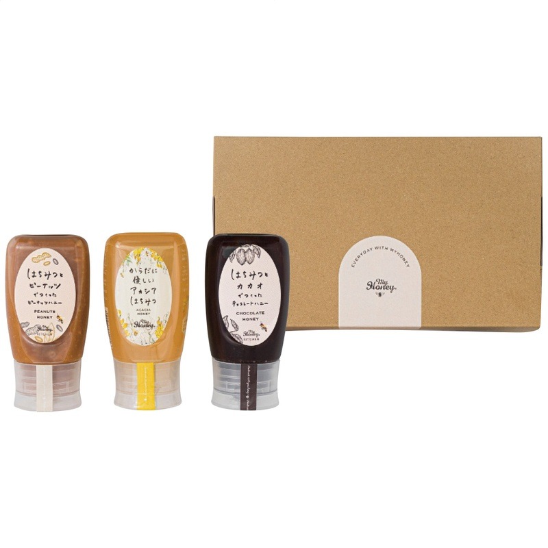 【送料込み】MYHONEY 3種チューブボトルセット