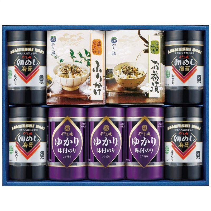 【送料込み】やま磯 海苔・茶漬・ふりかけ詰合せ 味ぐるめ-9A