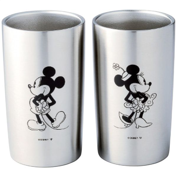 ディズニー ステンレス真空タンブラーセット300ml(ミッキー＆ミニー)