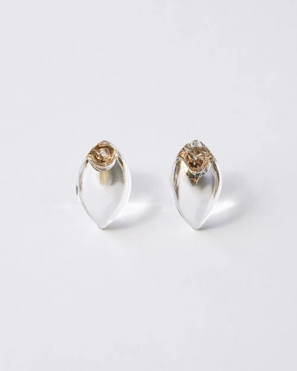 No.1467-G　シェルとホログラム☆ピアス・イヤリング ピアス シェルグロウ