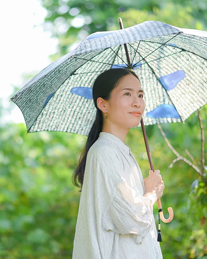 イイダ傘店 イヤリング 森