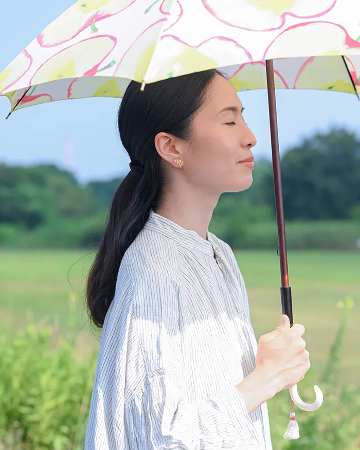 イイダ傘店 イヤリング リンゴ